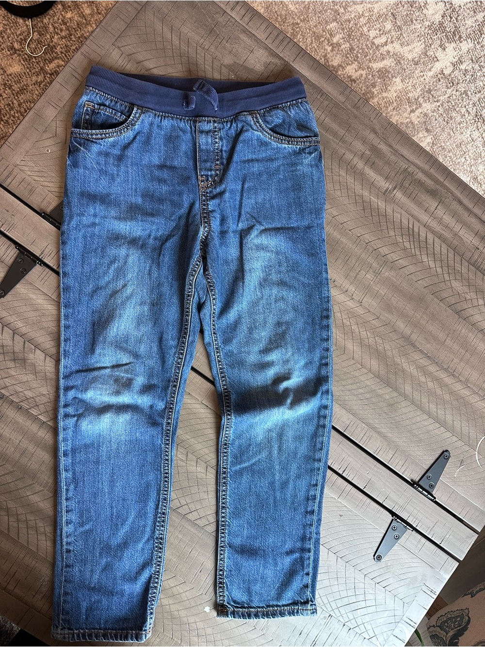 Carter's Dark Blue Pull-On Kids Denim Pants
